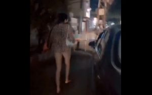 Is Woman Walking Naked On Lahore Road In Viral Video