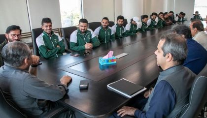 Mohsin Naqvi Promises Jobs Medical Support For Hockey Players