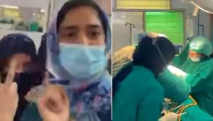 Outrage As Lahore Hospital Doctors C Section Competition Video Goes Viral