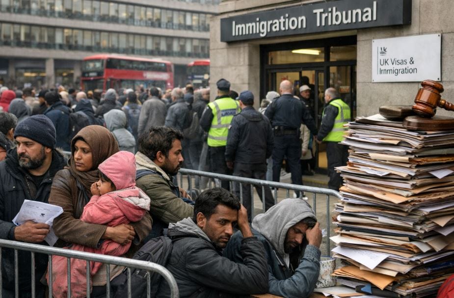 UK struggles with growing asylum appeals as applications toll jumps to 80,000