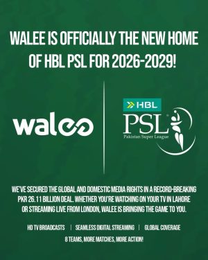 Walee Secures Global Broadcast Rights For Hbl Psl 2026 2029 In Landmark Media Deal