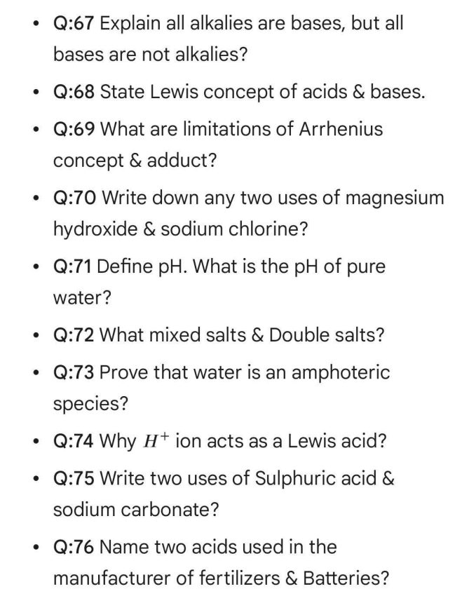 Chemistry Class 10 Guess Paper For Annual Exams 2026 Matric Model Papers 
