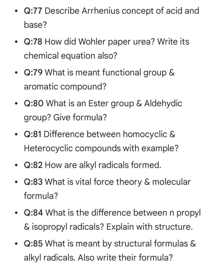 Chemistry Class 10 Guess Paper For Annual Exams 2026 Matric Model Papers 