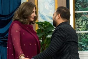 Fiza Ali In Hot Waters After Husband Lifts Her On Live Show