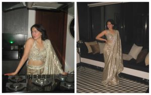 Hania Aamir Stuns Fans In Silver Saree