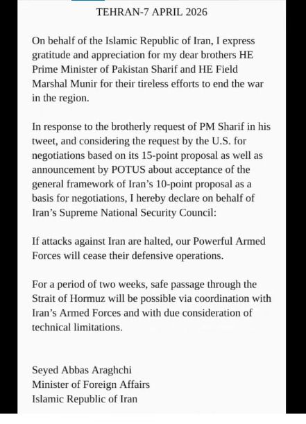 Irans Top Diplomat Araghchi Thanks Pm Shehbaz Asim Munir For Key Mediation In Ceasefire Push