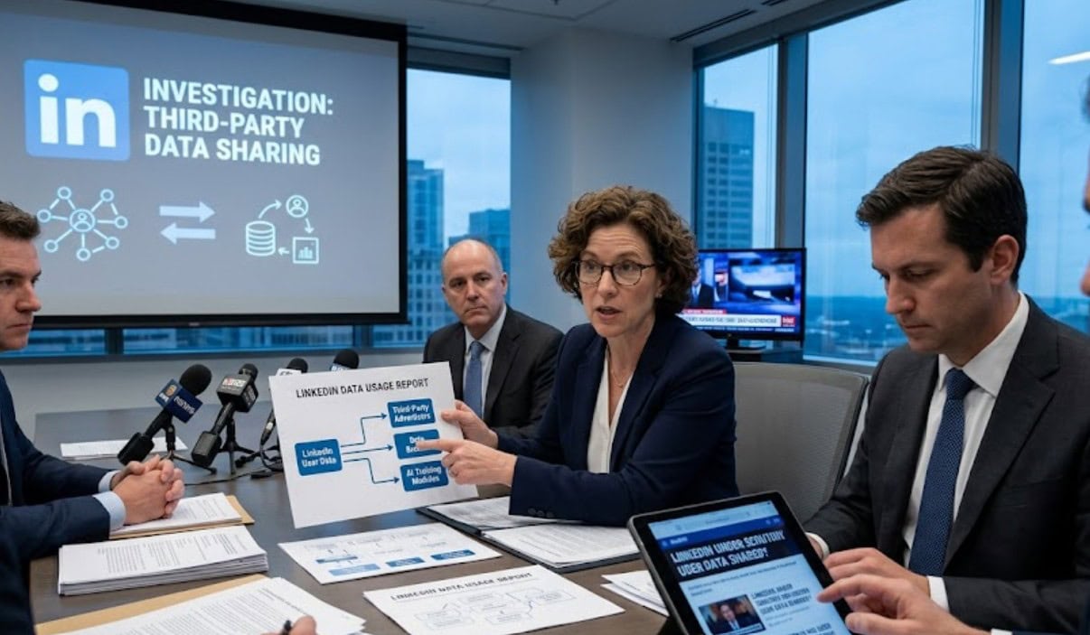LinkedIn under scrutiny for Sharing Users' Data with Third Parties