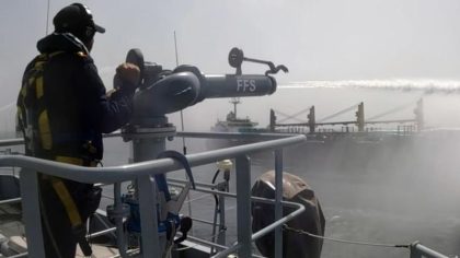 Pakistan Navy Rescues 18 Crew Members From Burning Vessel In Arabian Sea