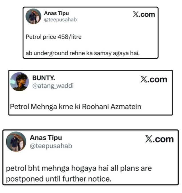 Pakistani Social Media Bursts With Memes After Massive Petrol Price Hike 