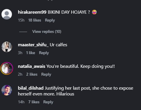 Saheefa Jabbar Fires Back At Trolls With Bold Pics After Criticism Over Mini Skirt 