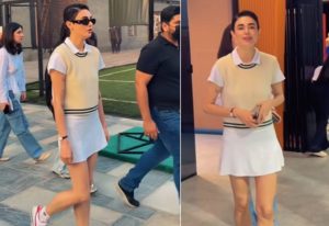 Saheefa Jabbars Mini Skirt Look At Phone Event Triggers Backlash