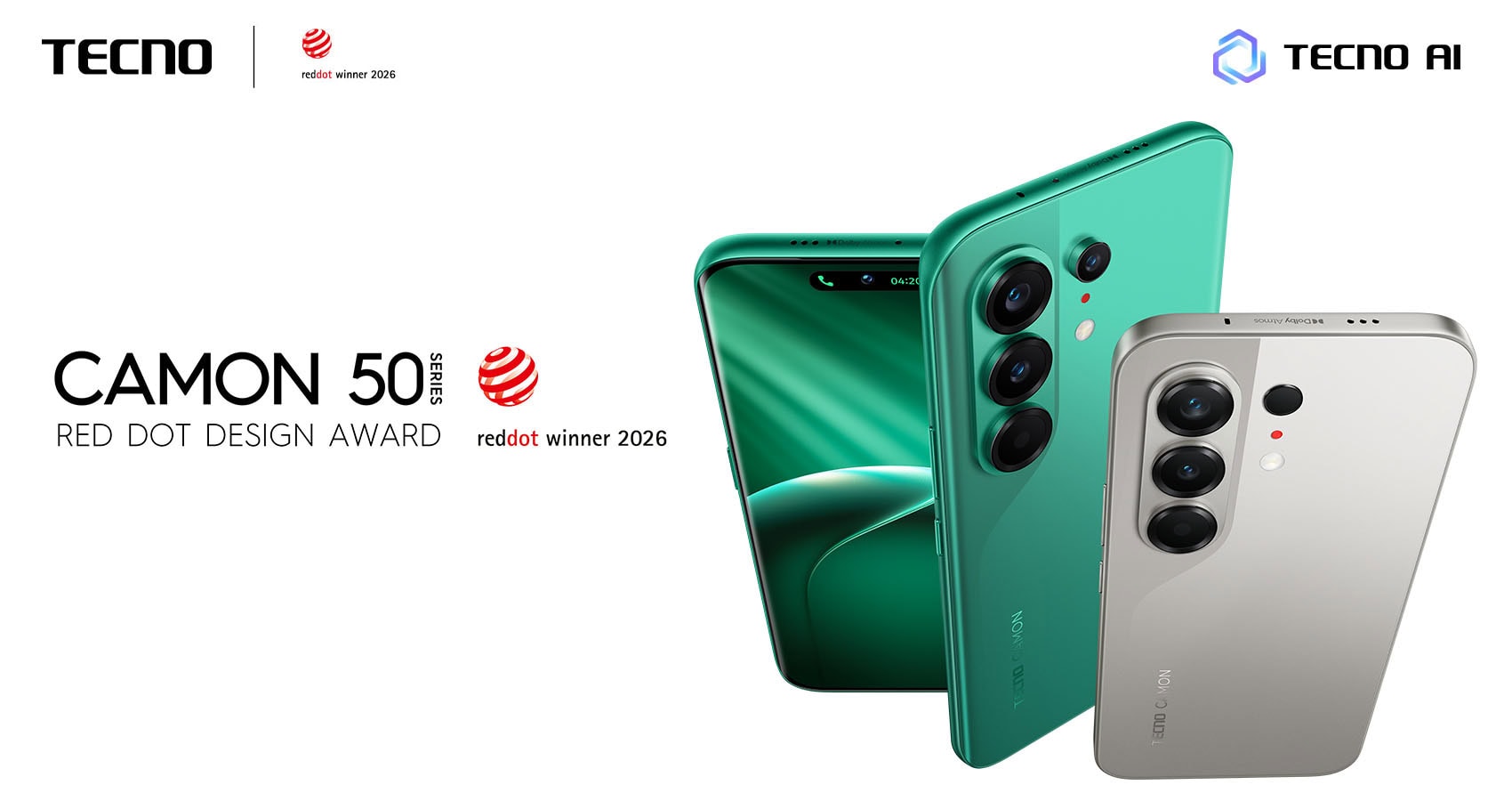 Tecno Camon 50 Series Wins Red Dot Muse Design Awards 2026 For Innovative Smartphone Design 