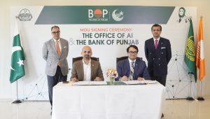 The Bank Of Punjab And The Office Of Ai Signed An Mou