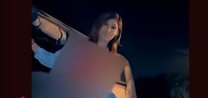 Tiktok Girl Spotted Dancing On Pera Force Vehicle Video