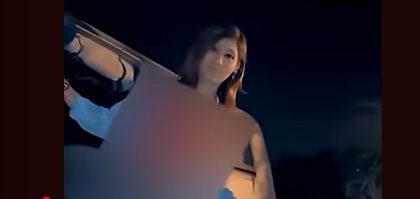 Tiktok Girl Spotted Dancing On Pera Force Vehicle Video