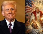 Trump Removes Ai Image Depicting Him As Jesus Like Figure After Criticism