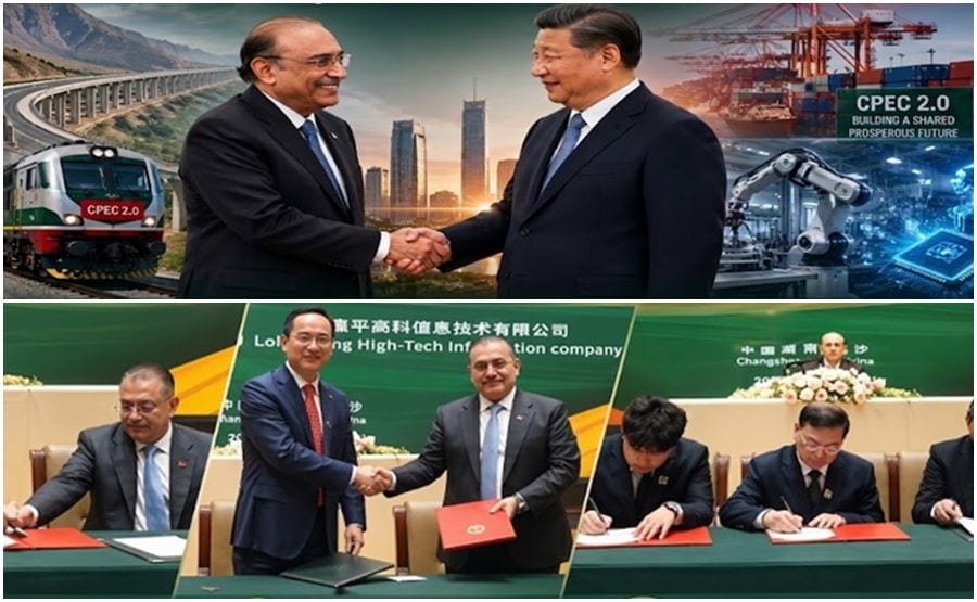Water, Farming, Tea Industries in focus as Pakistan, China ink MoUs during Zardari Visit