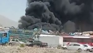 35 Injured Over 100 Vehicles Burned As Fire Breaks Out At Customs Warehouse In Mastung