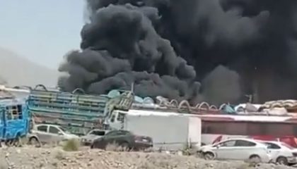 35 Injured Over 100 Vehicles Burned As Fire Breaks Out At Customs Warehouse In Mastung