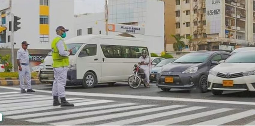 E Challan System For Lane Violations On Sharea Faisal From June 1