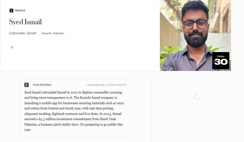 From Hania Aamir To Maheera Ghani Pakistanis Who Made It To Forbes 30 Under 30 Asia 2026 