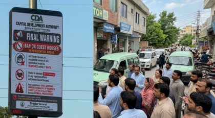 Hundreds Of Businesses Face Shutdown Amid Cda Crackdown On Islamabad Guest Houses
