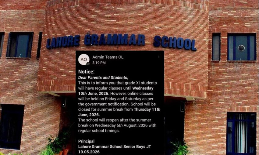 Lgs Under Fire Continuing Classes Until June 10 Despite Punjab Summer Vacations