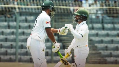 Shantos Century Powers Bangladesh To Strong Start Against Pakistan In First Test