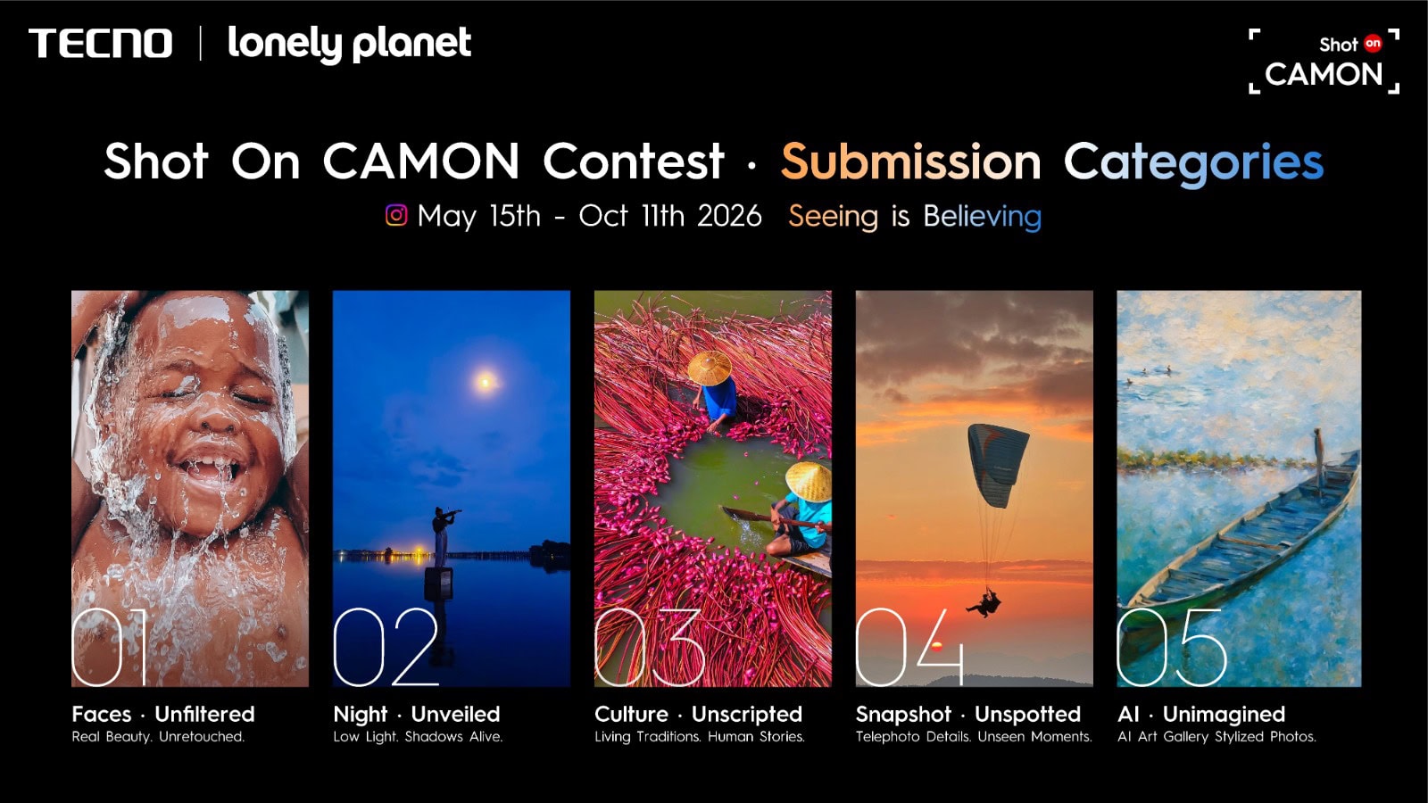 Shot On Camon Contest 2026 Returns Through Tecno Lonely Planet Partnershi 