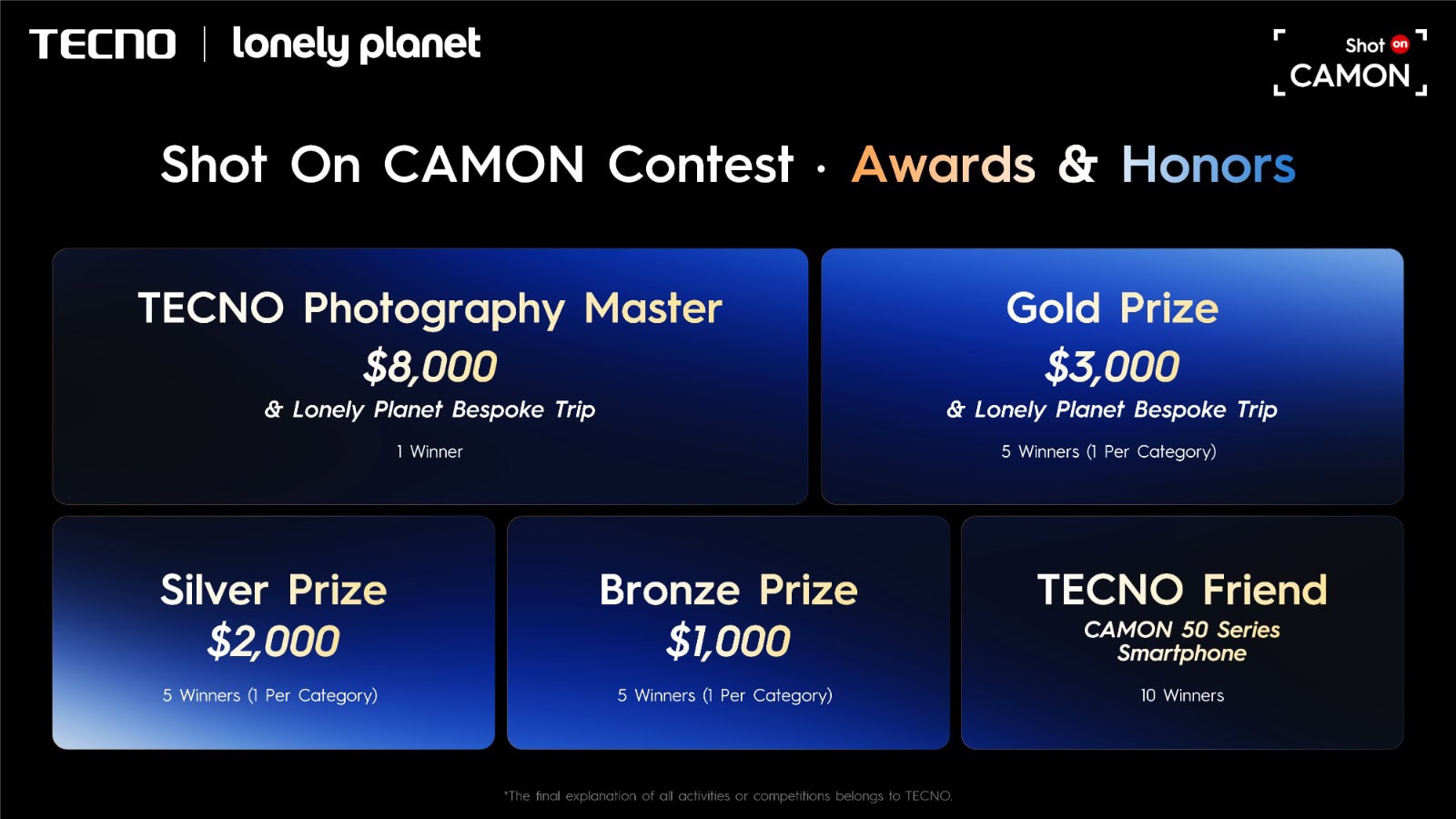 Shot On Camon Contest 2026 Returns Through Tecno Lonely Planet Partnershi 