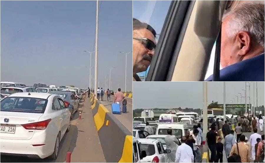 Traffic chaos at Islamabad Airport, PTI laments Asad Qaiser …..