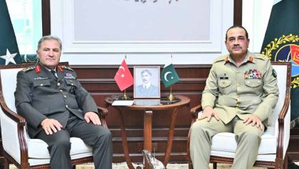 Cdf Munir Turkish Army Chief Discuss Defence Regional Security Cooperation