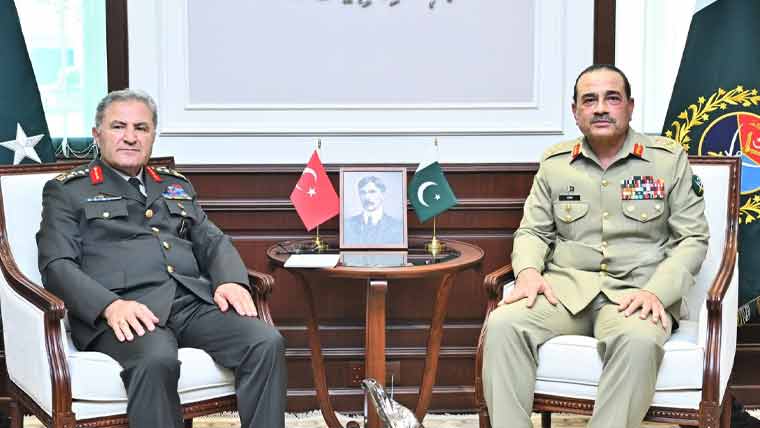 Cdf Munir Turkish Army Chief Discuss Defence Regional Security Cooperation