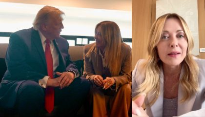 Italian Pm Giorgia Meloni Fires Back At Trump Over G7 Photo Claims