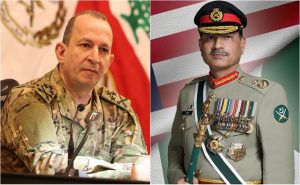 Lebanese Army Chief Due In Pakistan On Invitation Of Field Marshal Amid Me Tensions