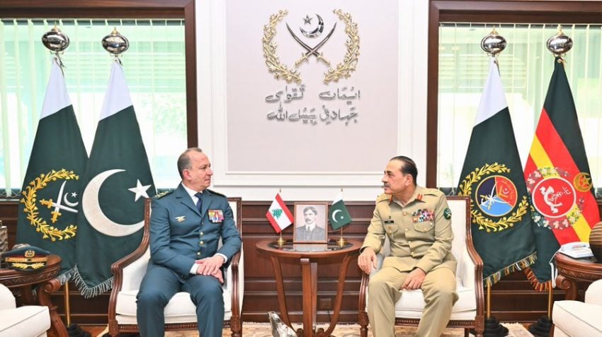 Lebanese Army Chief Visits Pak Army Hq For High Stakes Talks With Field Marshal Asim Munir