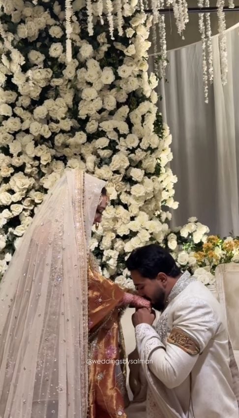 Momina Iqbal Stuns In Golden Bridal Look As Nikah Pictures Break The Internet 