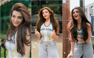 Nawal Saeed Celebrates Argentinas Fifa World Cup Journey In Ultimate Glam Fashion