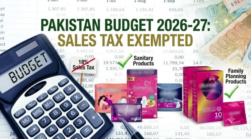 No More Sales Tax On Pads Tampons And Condoms After Budget 2026 27