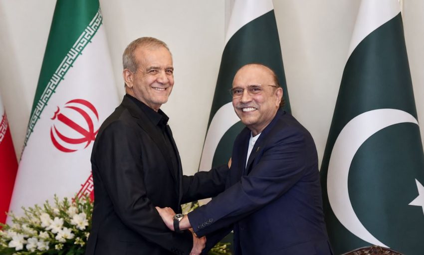 President Zardari Pezeshkian Stress Dialogue Regional Peace In High Level Talks
