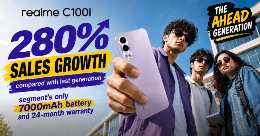 Realme C100i Success Reinforces Realmes Return To Its Core Mission Empowering The Next Generation