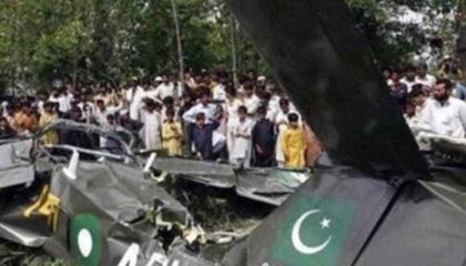 Two Pilots Martyred As Paf Trainee Jet Crashes Near Mardan