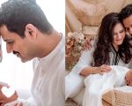 Ali Gul Pir Shares Adorable Family Photos With Wife And Newborn Son Salaar