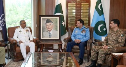 Cnsc Chief Gen Aamer Raza Engages Pak Navy Air Chiefs After Taking Charge