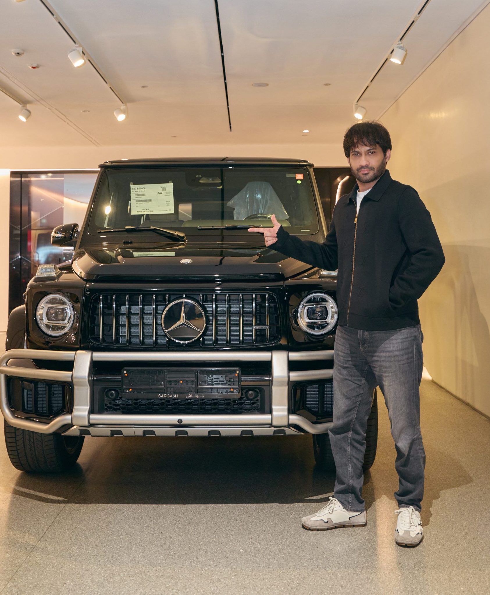 Crypto Expert Waqar Zaka Wins Global Competition Receives 2026 Mercedes G Wagon In Dubai 