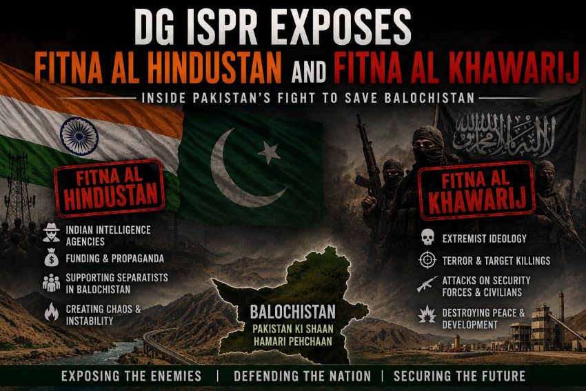Dg Ispr Exposes Fitna Al Hindustan And Fitna Al Khawarij Inside Pakistans Fight To Save Balochistan