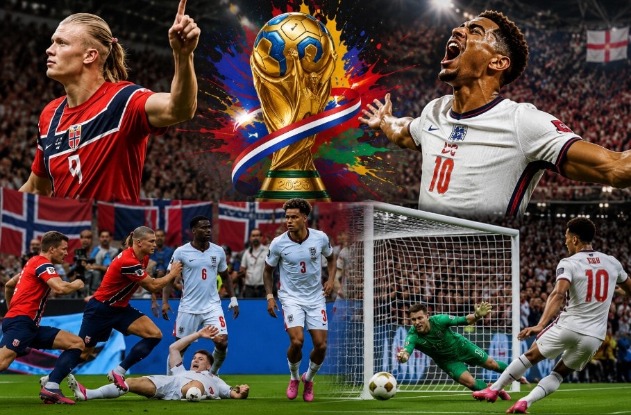 England thump Norway to book Long-Awaited FIFA World Cup 2026 Semifinal Return
