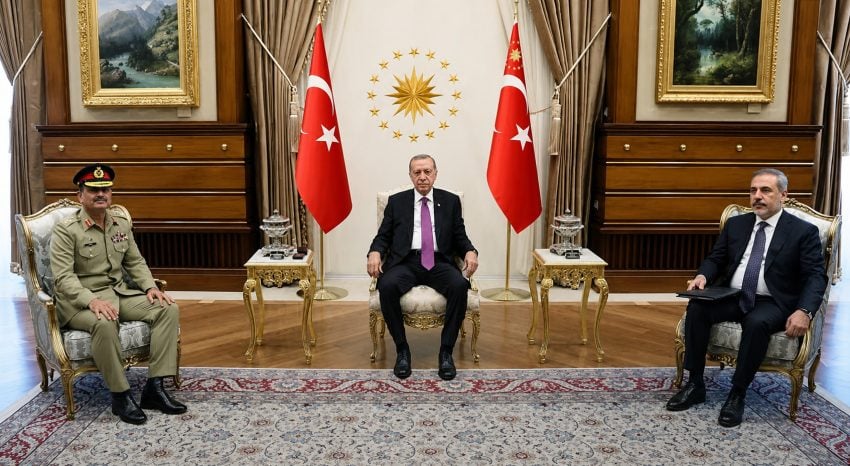 Field Marshal Asim Munir Erdogan Hold One On One Meeting In Ankara