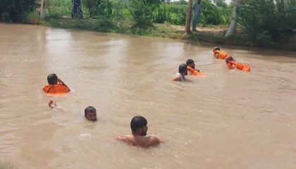 Four Children Of Same Family Drown While Bathing In Khaipur Canal