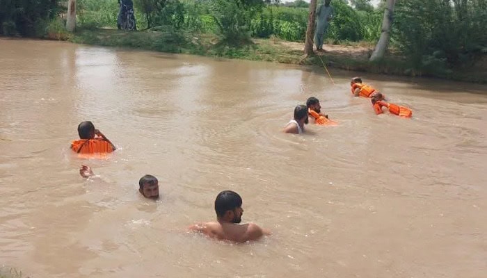 Four Children Of Same Family Drown While Bathing In Khaipur Canal